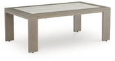 Prime Furniture - Ashley Furniture - Kimpton Isle Outdoor - Rectangular Cocktail Table / Brown - P704-701